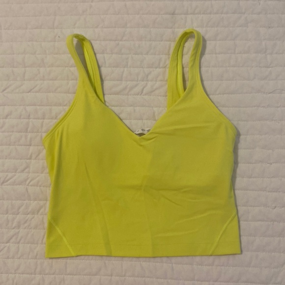 Lululemon Align Tank Top, Yellow, Size 4 - Picture 1 of 10